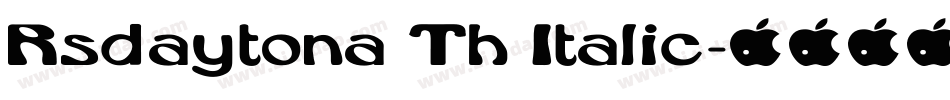 Rsdaytona Th Italic字体转换